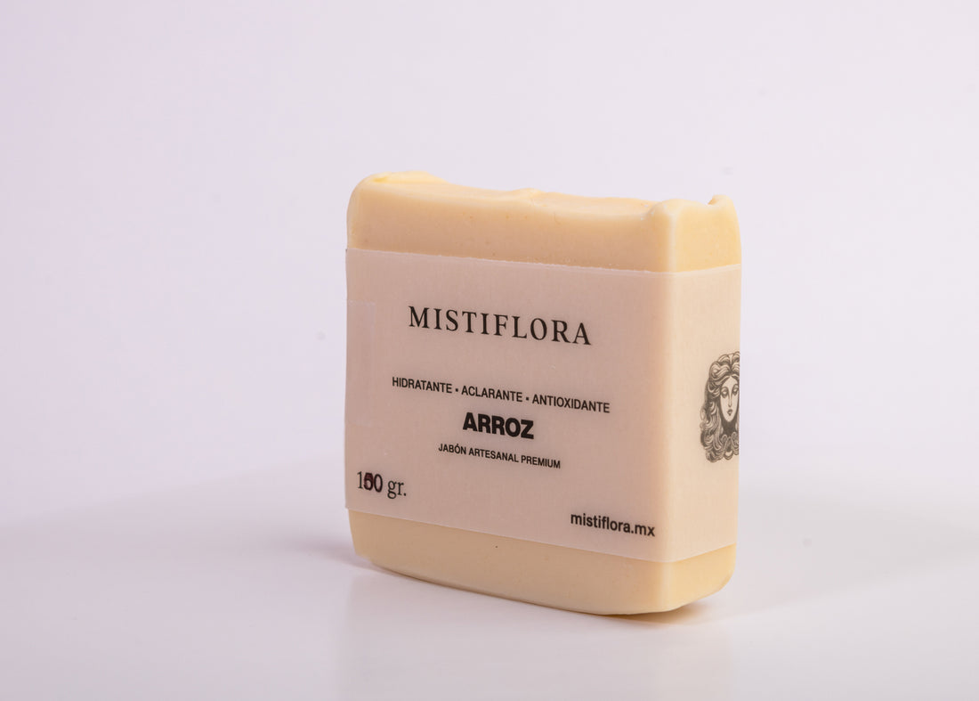 Jabón Artesanal de Arroz 100 gramos