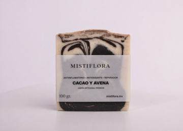 Jabón Artesanal de Cacao y Avena
