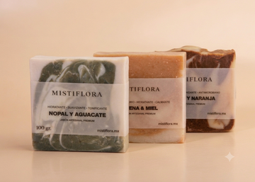 Kit Jabones Esenciales para  Purificación, Humectación y Exfoliación.
