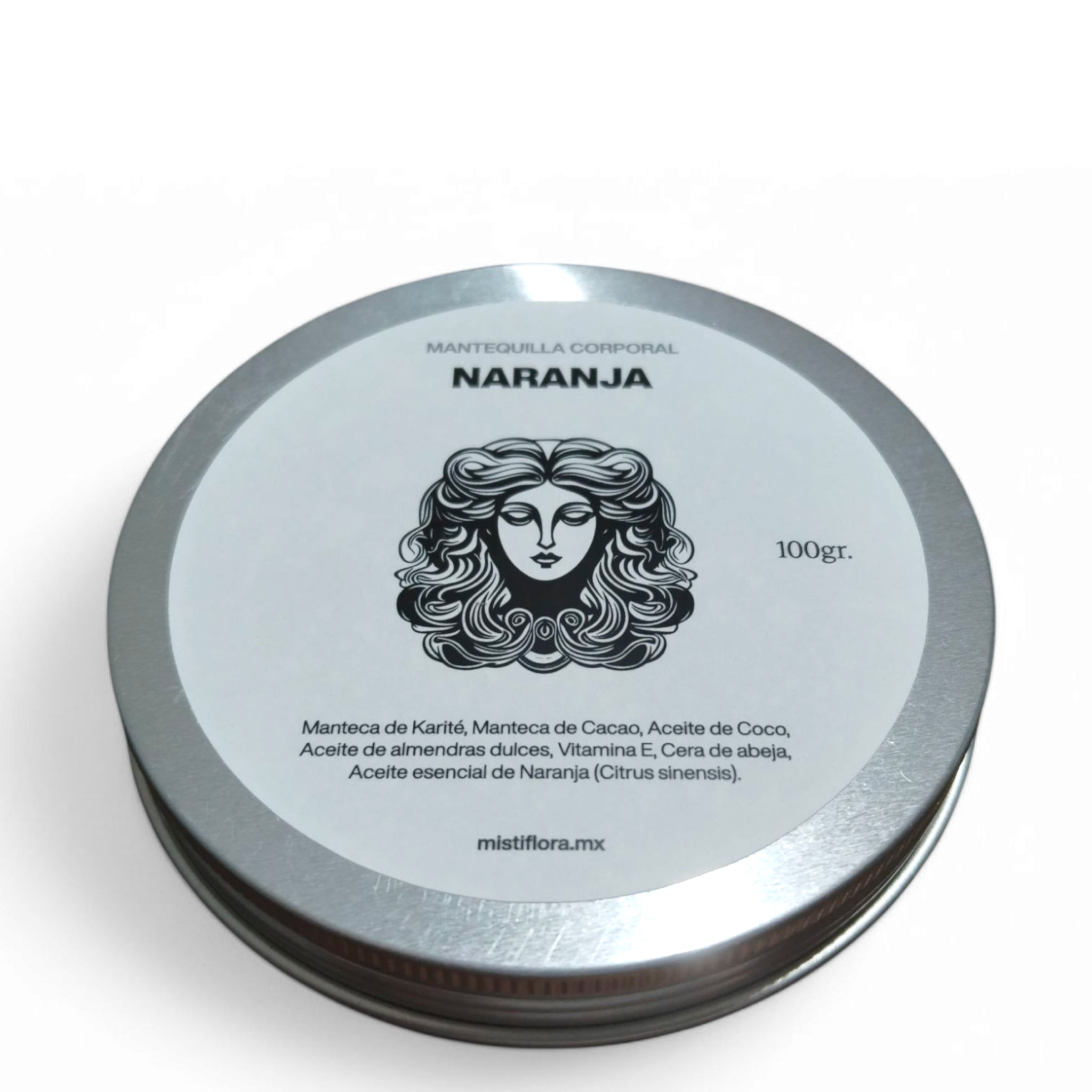 Mantequilla Corporal de Naranja lata 100 gramos